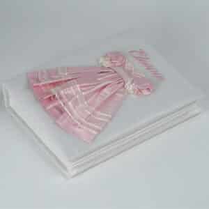 Medium Hardbound Album Silk Dress on Shantung