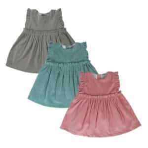 Sleeveless Corduroy Dress