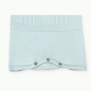 Milan Collar & Cable Knit Baby Bodysuit (Organic Cotton) - 3
