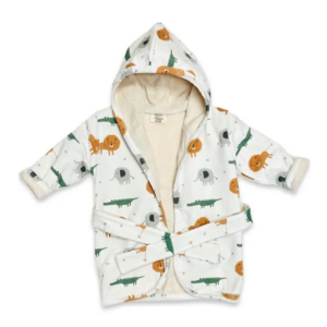 Savannah Hooded Baby Bathrobe (Organic Cotton)