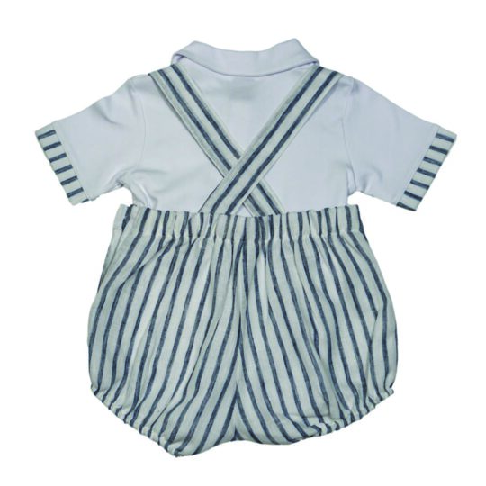 Boy-Striped-Linen-Romper-Shorts-Polo-Back-SET-OVRL-LIN-ST-BLU