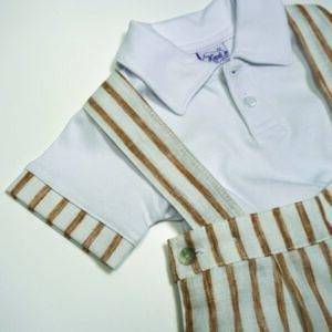 Boy-Striped-Linen-Romper-Shorts-Polo-Close Up-SET-OVRL-LIN-ST-BEI