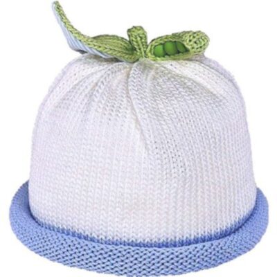 Margareta-Horn-Sweet-Pea-Knit-Hat-White-Blue-Roll.