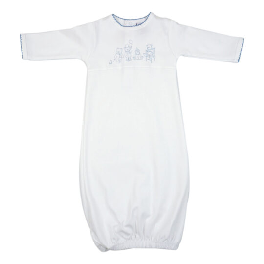 Baby-Gown-Bear-Cerulean-BGWN-BEAR-BLU