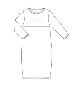 Baby-Gown-Bear-Cerulean-BGWN-BEAR-BLU-digital