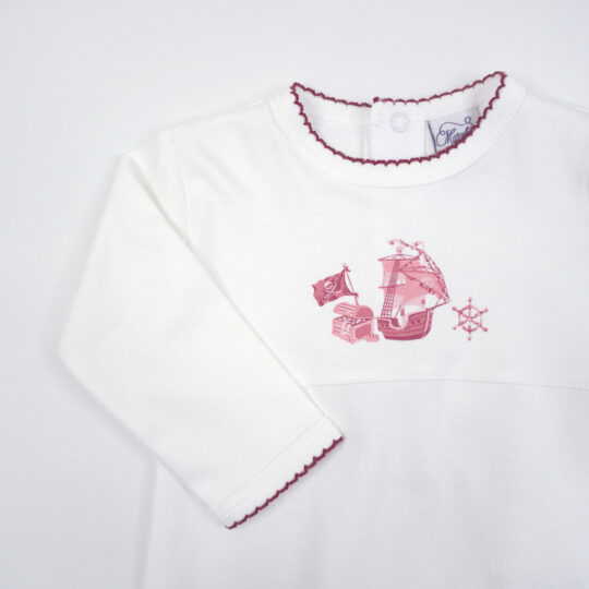 Baby-Gown-Pirate-Chili-Pepper-BGWN-PRTE-RED-closeup