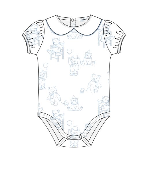 Pima Cotton Onesie Bears