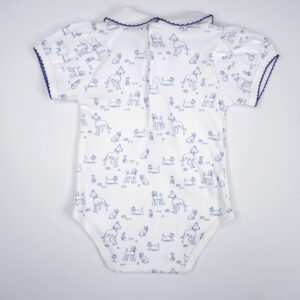 Pima Cotton Onesie Dogs