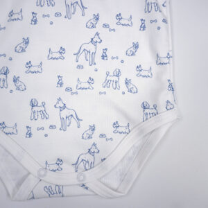 Pima Cotton Onesie Dogs
