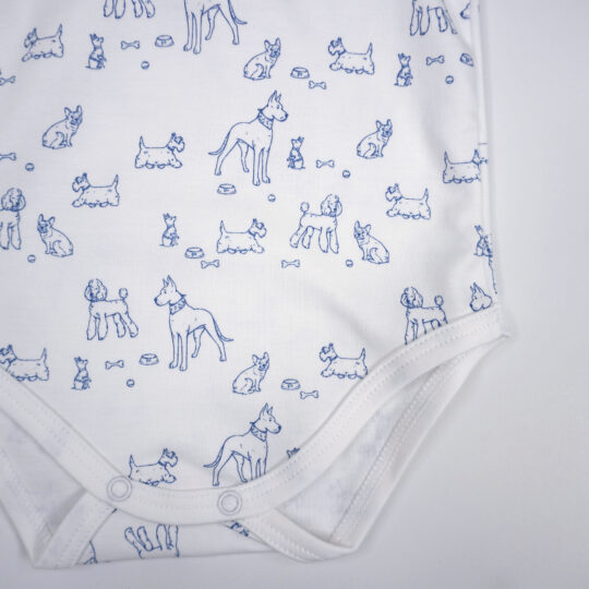 Pima Cotton Onesie Dogs