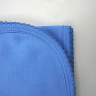 Pima-Cotton-Blanket-Solid-Cerulean-BLK-BPC-BLU-border