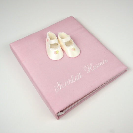 Baby Memory Book with Baby Shoes