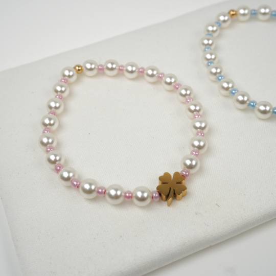 Gold-Clover-Bracelet-Pink-CL-JP