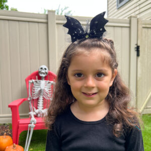 Halloween Sparkle Bat Headband lifestyle
