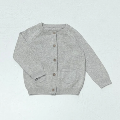 MilanKnitClassicBabyButtonCardigan