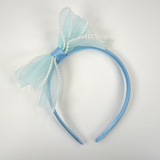 Chiffon and Pearls Headband