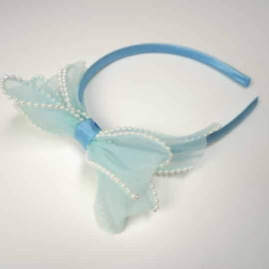 Chiffon and Pearls Headband