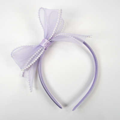 Chiffon and Pearls Headband