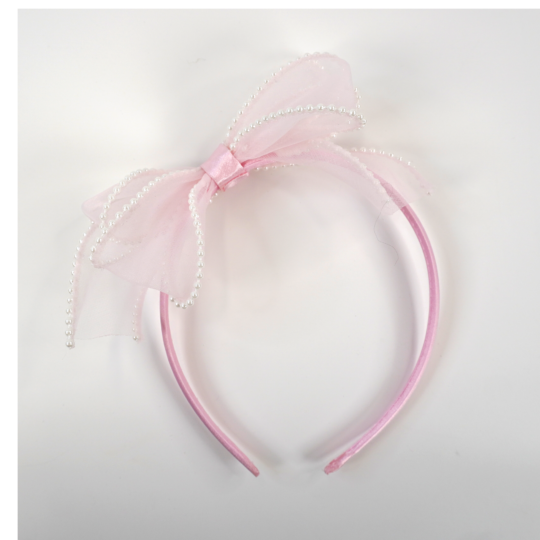 Chiffon and Pearls Headband