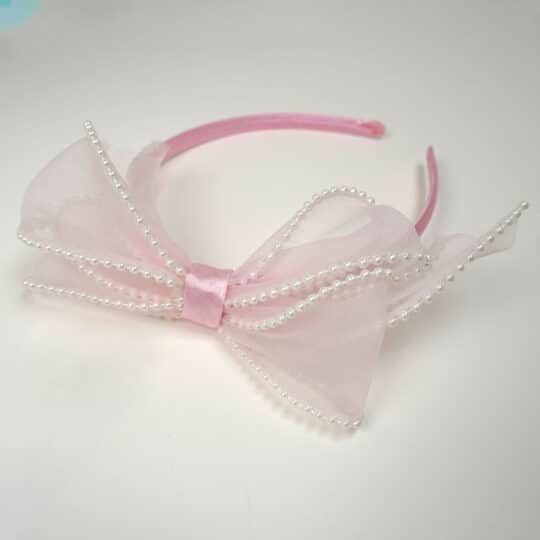 Chiffon and Pearls Headband