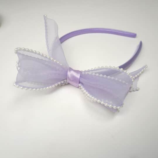 Chiffon and Pearls Headband