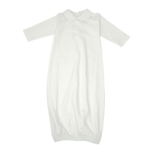 White-Baby-Pima-Gown-White-Color-Piped-Collar-BGWHPPC