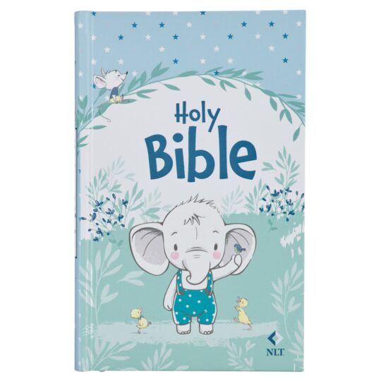 Blue Hardcover Keepsake Bible for Boys-BNLT01_1-front