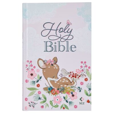 Blush Pink Hardcover Keepsake Bible for Girls-BNLT04_1--front