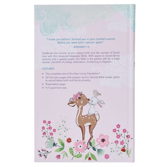 Blush Pink Hardcover Keepsake Bible for Girls-BNLT04_2--back