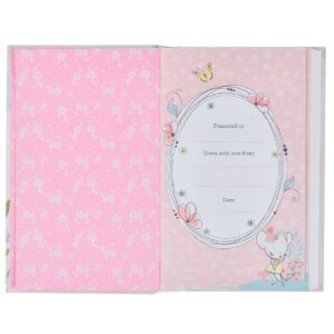 Blush Pink Hardcover Keepsake Bible for Girls-BNLT04_4--open