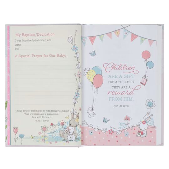 Blush Pink Hardcover Keepsake Bible for Girls-BNLT04_7--featureC