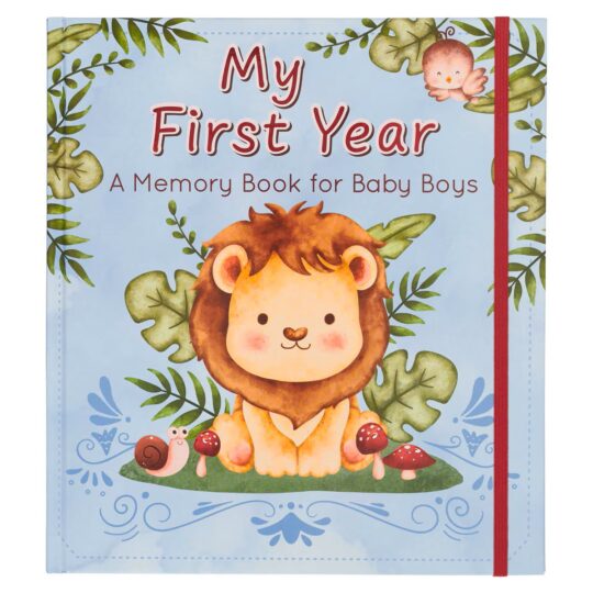 My First Year Hardcover Memory Book for Baby Boys-MBB017_1--front (1)