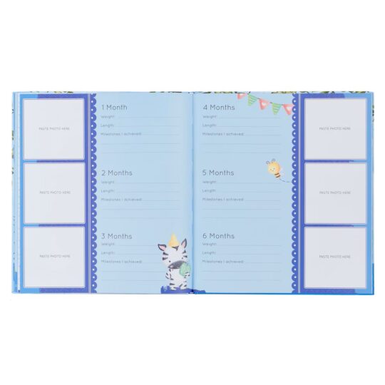 My First Year Hardcover Memory Book for Baby Boys-MBB017_5--featureA