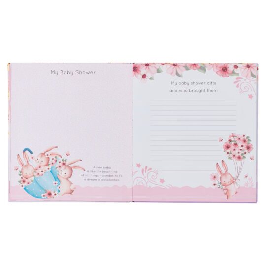 My First Year Hardcover Memory Book for Baby Girls-MBB018_6--featureB