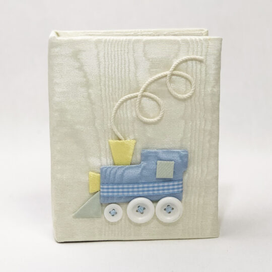 Choo Choo Train Small Hardbound Photo Album on Moiré