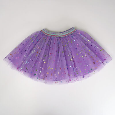 Lilac Tutu with Multicolor Stars