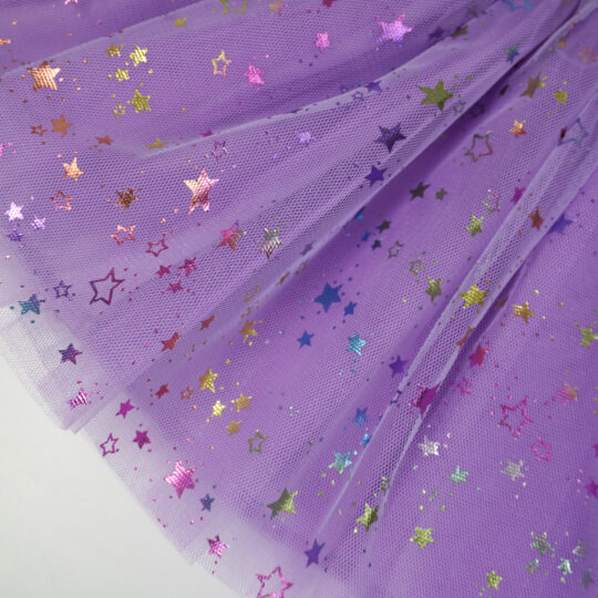 Lilac Tutu with Multicolor Stars