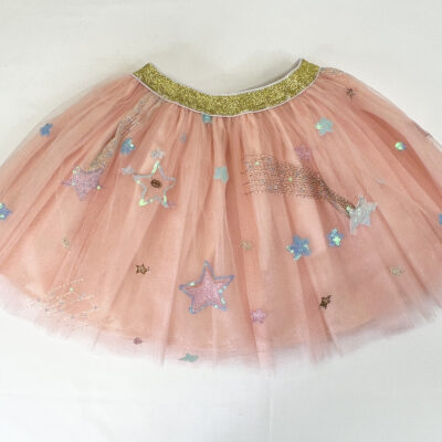 Peach Tutu Multicolor Stars