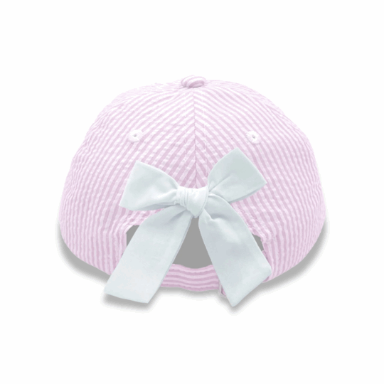 Big Sis Bow Baseball Hat Back