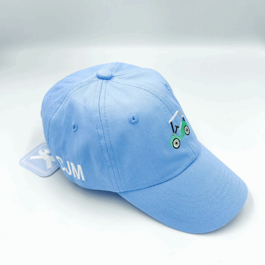 Golf Cart Baseball Hat Side